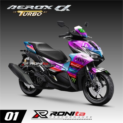 Decal Fullbody Yamaha Aerox Alpha Turbo